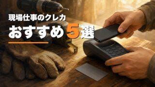 現場仕事で使えるクレジットカードおすすめ5選【ポイント最大化・工具購入に強い】