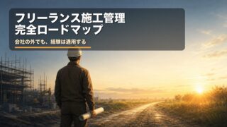 施工管理技士がフリーランスで稼ぐロードマップ