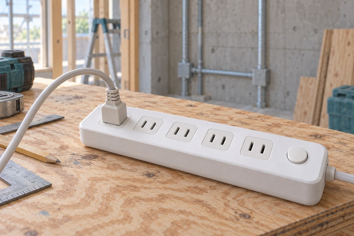 リセットボタン付きの電源タップ